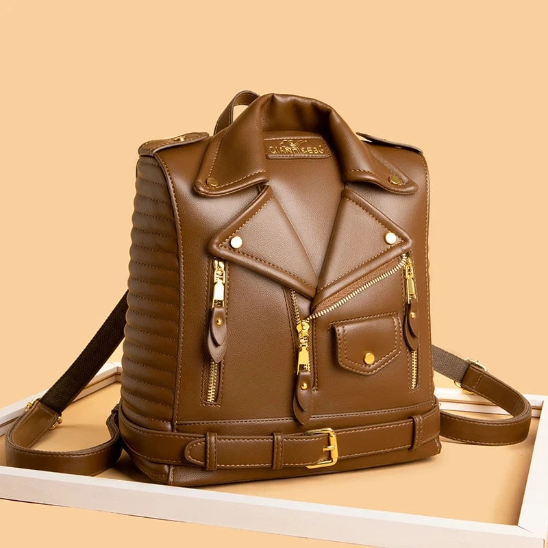 Women’s Bag 2023 Trend Clothes Shape Luxury Designer Backpack High Quality Leather Fashion Brand Bag